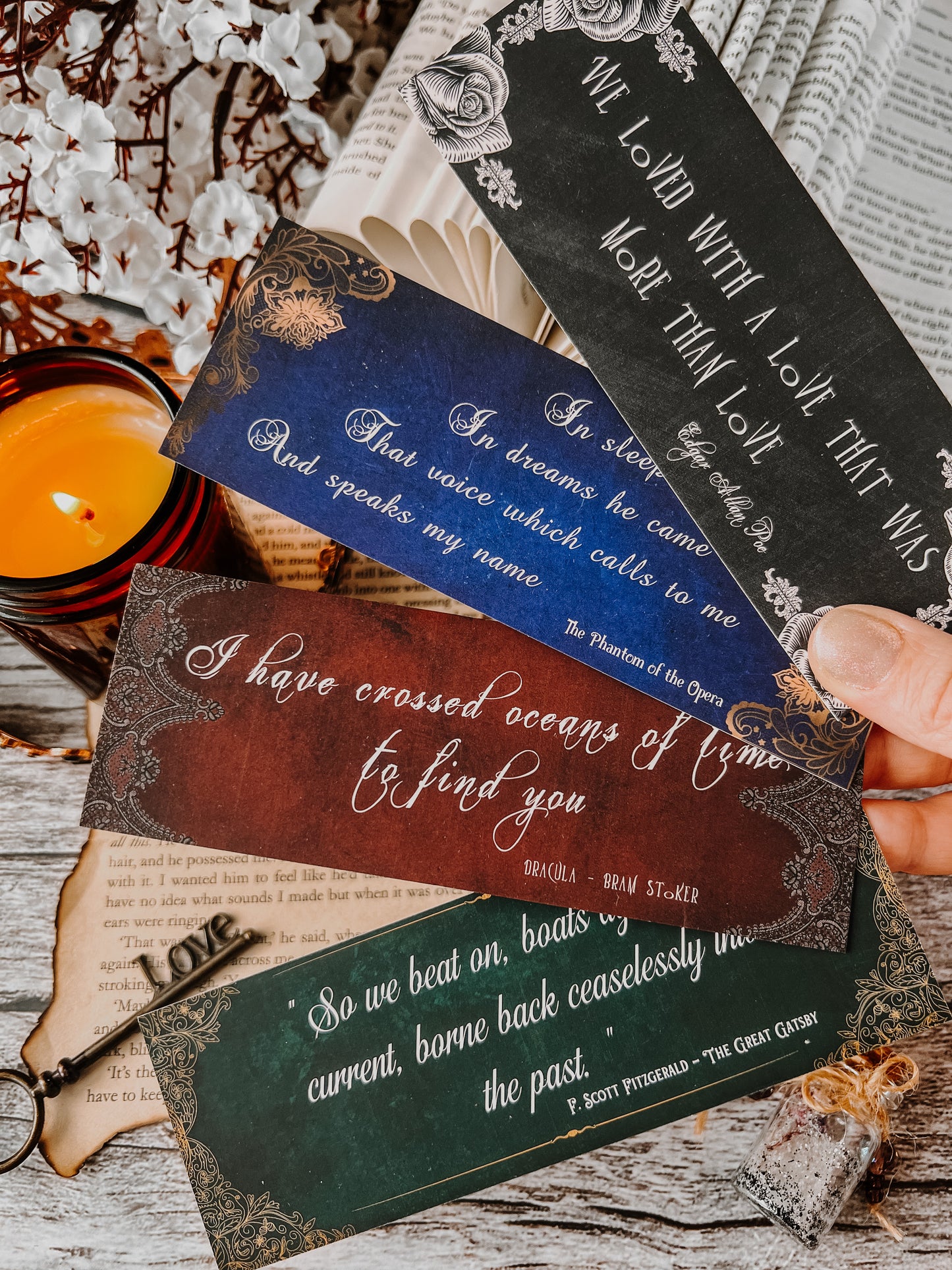 Edgar Allan Poe Quote Bookmark