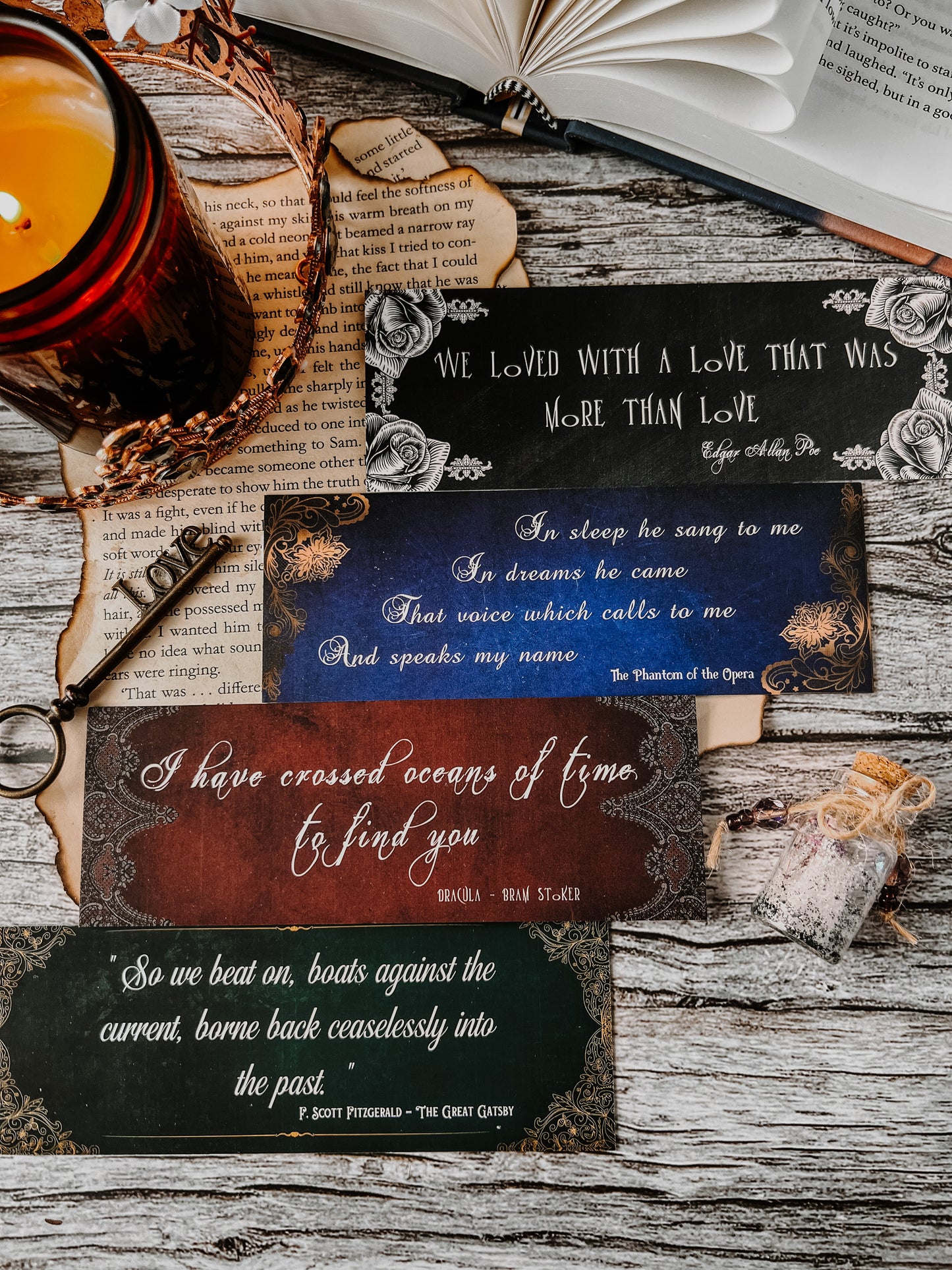 Edgar Allan Poe Quote Bookmark