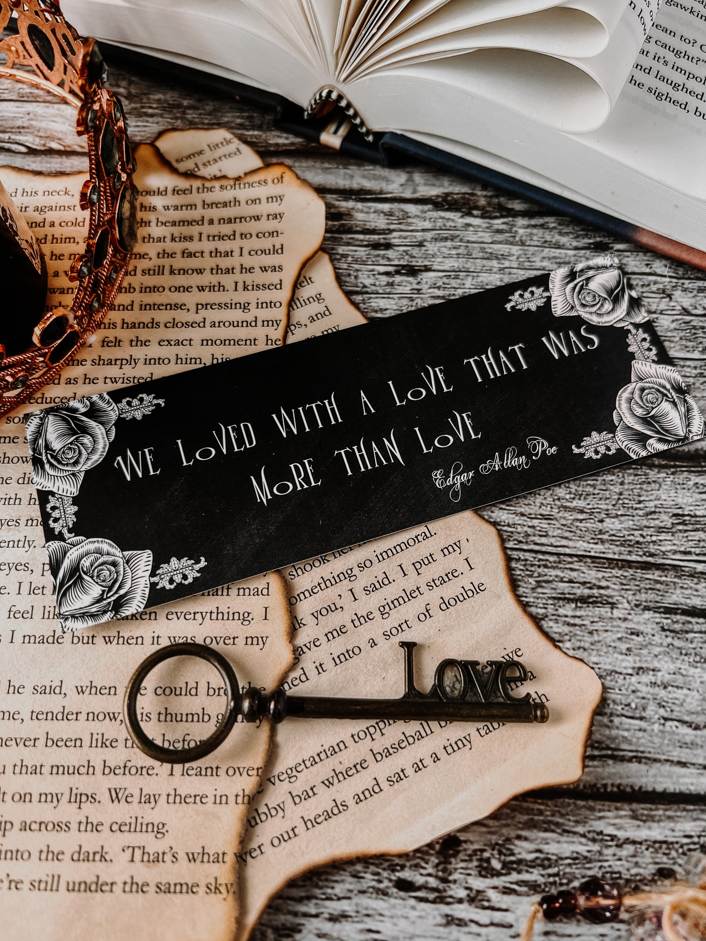 Edgar Allan Poe Quote Bookmark