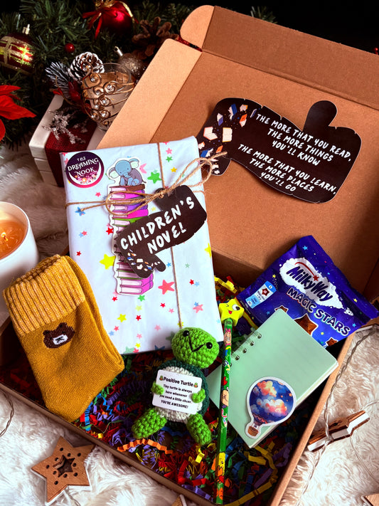 Children's Blind Date with a Book Gift Box | Novel, Plush, Socks